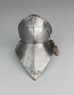 Bevor ("Falling Buff") and Gorget Plate, Europe, c. 1490.