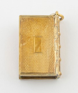 Book-Shaped Vinaigrette, Birmingham, 1835/36.