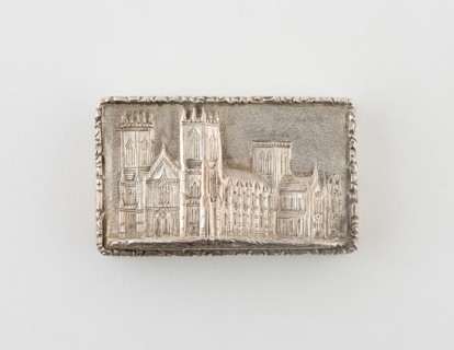Vinaigrette with View of Eley Cathedral, Birmingham, 1839/40.