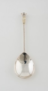 Spoon Commemorating the London Plague, Wokingham, c. 1665.