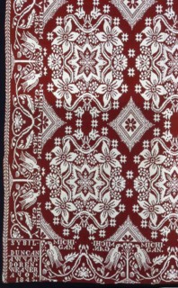 Coverlet, Michigan, 1845.