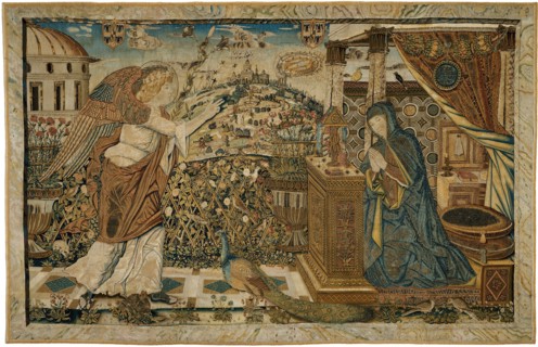 The Annunciation, Mantua, 1484/1519. Circle of Andrea Mantegna.