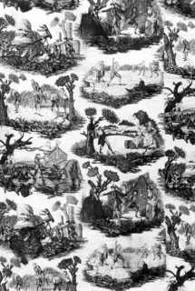 Outdoor Sports and Pastimes (Furnishing Fabric), England, c. 1790. Hockey, leap-frog, blindman's buff, see-sawing and general horsing about. After paintings by Francis Hayman, printed by Joseph Ware.