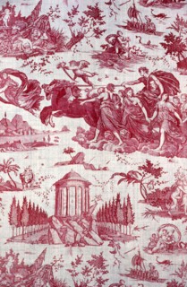 Le Char de l'Aurore (The Chariot of Dawn) (Furnishing Fabric), Nantes, 1785/89. After works by Guido Reni and other artists, manufactured by Petitpierre et Cie.