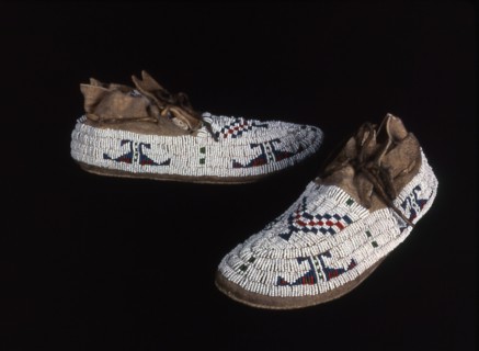 Pair of Moccasins, Plains, c. 1885.