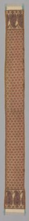Scarf, India, Border: c. 1810.