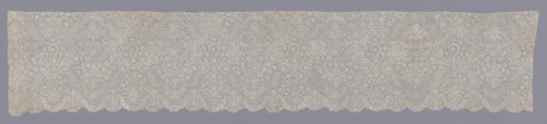Lace Flounce, Flanders, 1720-40.