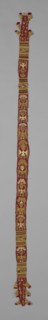 Band, Peru, A.D. 1250/1470. Human figure with headdress motif.