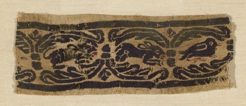 Border, Egypt, Roman period (30 B.C.- 641 A.D.), 4th/6th century.