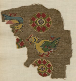 Fragment, Egypt, Roman period (30 B.C.- 641 A.D.)/Arab period (641-969), 6th/7th century.