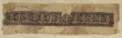 Border, Egypt, Fatimid period (969-1171)/Ayyubid period (1171-1250), 12th century.