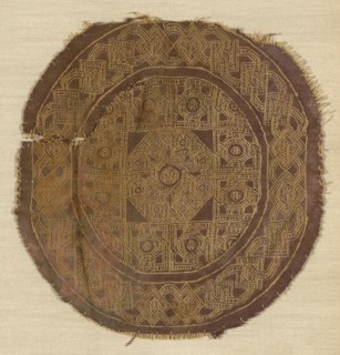 Roundel, Egypt, Roman period (30 B.C.- 641 A.D.), 3rd/5th century.