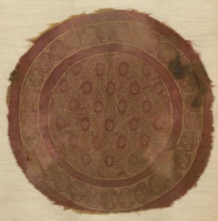Roundel, Egypt, Roman period (30 B.C.- 641 A.D.), 3rd/5th century.