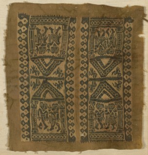 Square, Egypt, Arab period (641-969)/Fatimid period (969-1171), 9th/10th century.