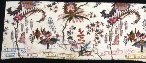 Chef-de-piece (Furnishing Fabric), France, 1850/75. Design in the Style of Jean Baptiste Pillement.