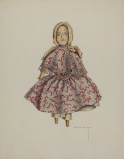 Wooden Doll, c. 1938.