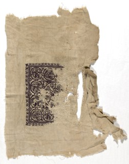 Fragment, Egypt, Roman period (30 B.C.- 641 A.D.)/Arab period (641-969)/Fatimid period (969-1171), 3rd/ 10th century.
