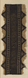 Border, Egypt, Roman period (30 B.C.- 641 A.D.), 5th/6th century.