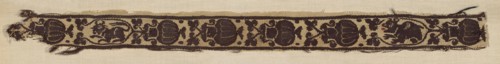 Border, Egypt, Greco-Roman period (30 B.C.- 641 A.D.), 4th/5th century.