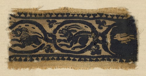 Border, Egypt, Greco-Roman period (30 B.C.- 641 A.D.), 5th century.