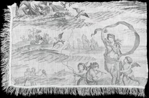 Birth of Venus (Furnishing Fabric), England, 1800/05. Engraved by Jean Baptiste Masse after Charles Joseph Natoire.