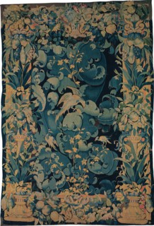 Large Leaf Verdure with Birds, Flanders, about 1550/75.