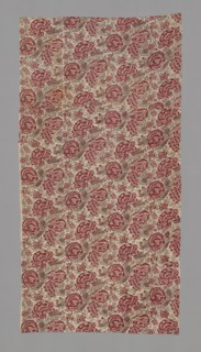 Cape Provencale (Dress or Furnishing Fabric), France, 1725/75. Floral print with pomegranates.