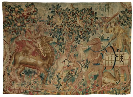 Camel Riders, presumably from a Wild Man series, Flanders, 1475/1510.