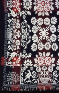 Coverlet, Ohio, 1849.