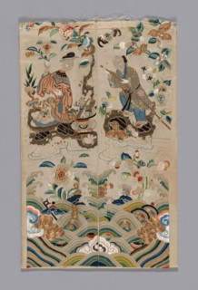 Sleeve band, China, Qing dynasty (1644-1911), 19th century.