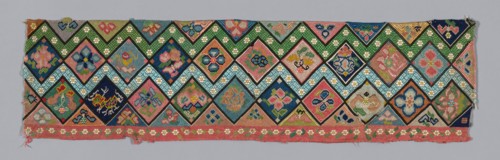 Trouser Band, China, Qing dynasty (1644-1911), 1875/1900.