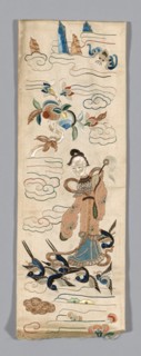 Sleeve band, China, Qing dynasty (1644-1911), 19th century.