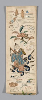 Sleeve band, China, Qing dynasty (1644-1911), 19th century.