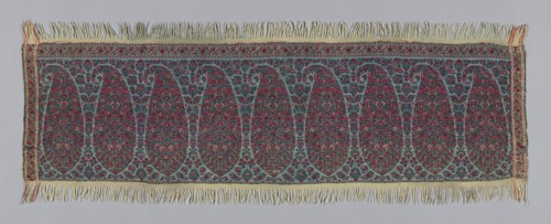 Shawl Border Fragment, India, 1815/20.