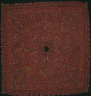 Square Shawl, India, 1870s.