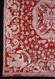 Coverlet, New York, 1849.