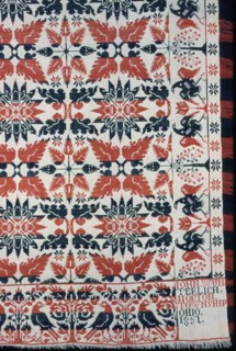 Coverlet, Ohio, 1857.