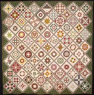 Friendship Quilt, New Jersey, 1842. Made for Ella Maria Deacon.