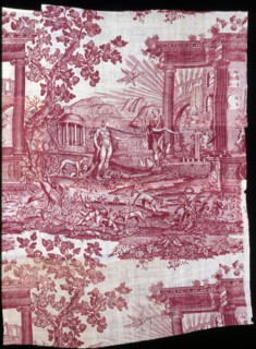 The Temple of Diana (Furnishing Fabric), Middlesex, 1775/85. Manufactured by Bromley Hall.