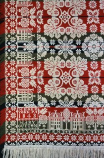 Coverlet, Pennsylvania, 1843.