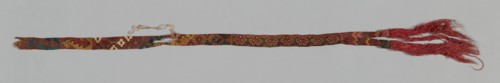 Fragment (Band), Peru, A.D. 500/1000. Possibly Huarmey Valley.