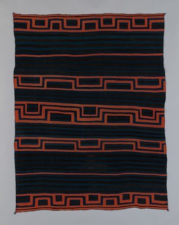 Moqui-Style Sarape, Northern Mexico, c. 1870.