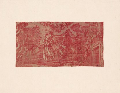 La Trève de Dieu (God's Truce) (Furnishing Fabric), France, c. 1820.