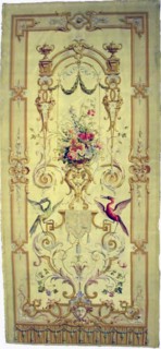 Hanging Portière or Panel for a Bed, France, 1775/1825. Possibily designed by Gobelins Factory or René Beauvais.