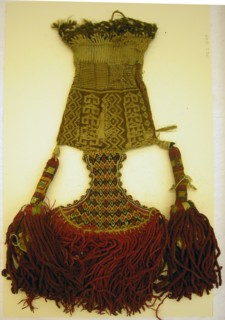 Coca Bag, Peru, A.D. 1476/1532. Small bag used for carrying coca leaves which, when chewed, act as a mild stimulant and suppress hunger, thirst, pain, and fatigue. Coca leaves can be processed to prod...