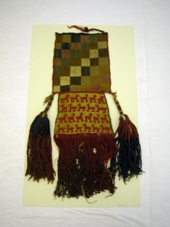 Coca Bag, Peru, A.D. 1476/1532. Small bag used for carrying coca leaves which, when chewed, act as a mild stimulant and suppress hunger, thirst, pain, and fatigue. Coca leaves can be processed to prod...