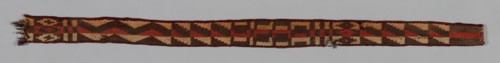 Headband or Belt Fragments, Peru, A.D. 1476/1532. Provincial Inca, possibly Ocoña Valley.