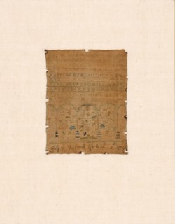 Sampler, United States, 1704.