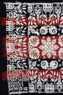 Coverlet, Ohio, 1848.