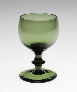 Claret Glass, c. 1824/40. Attributed to the Jersey Glass Company.